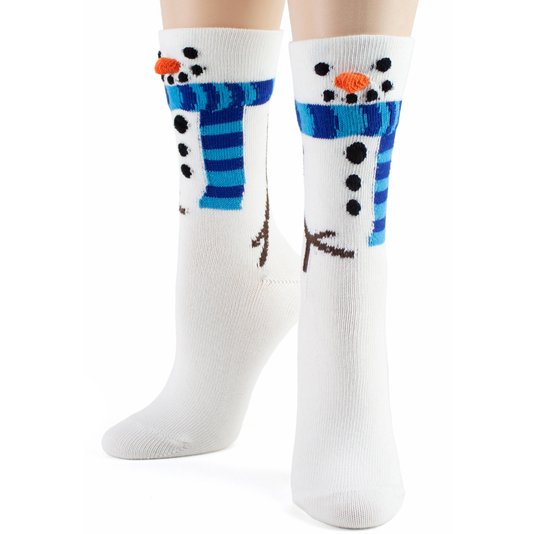3D Snowman Socks