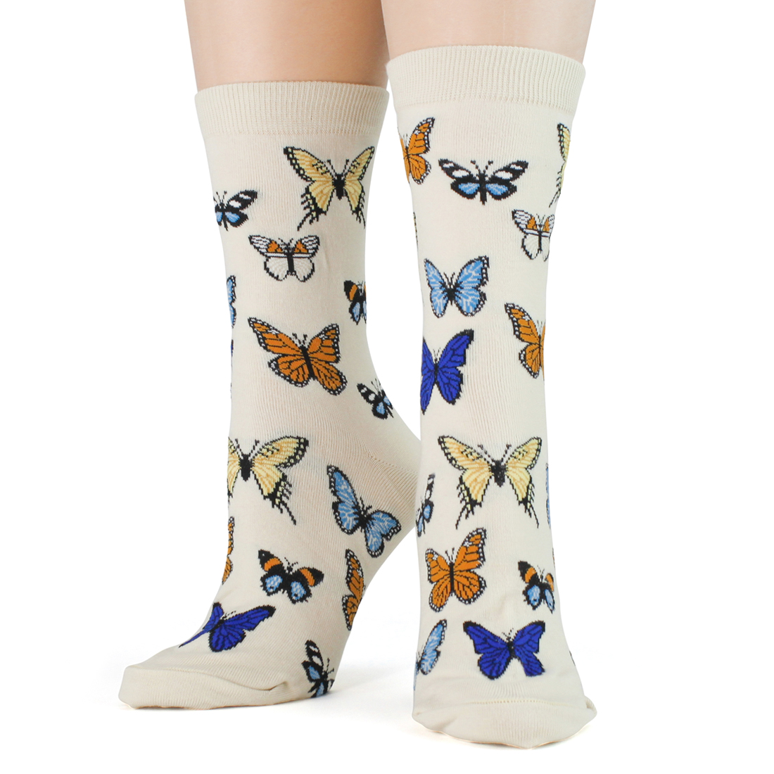Catterfly Sock It To Me Women's Knee High Socks New Novelty Butterfly Fashion