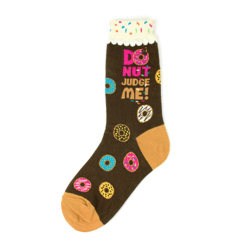 Donut Judge Me Women's Socks