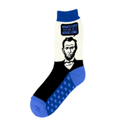 flat Abe Lincoln Women's Socks